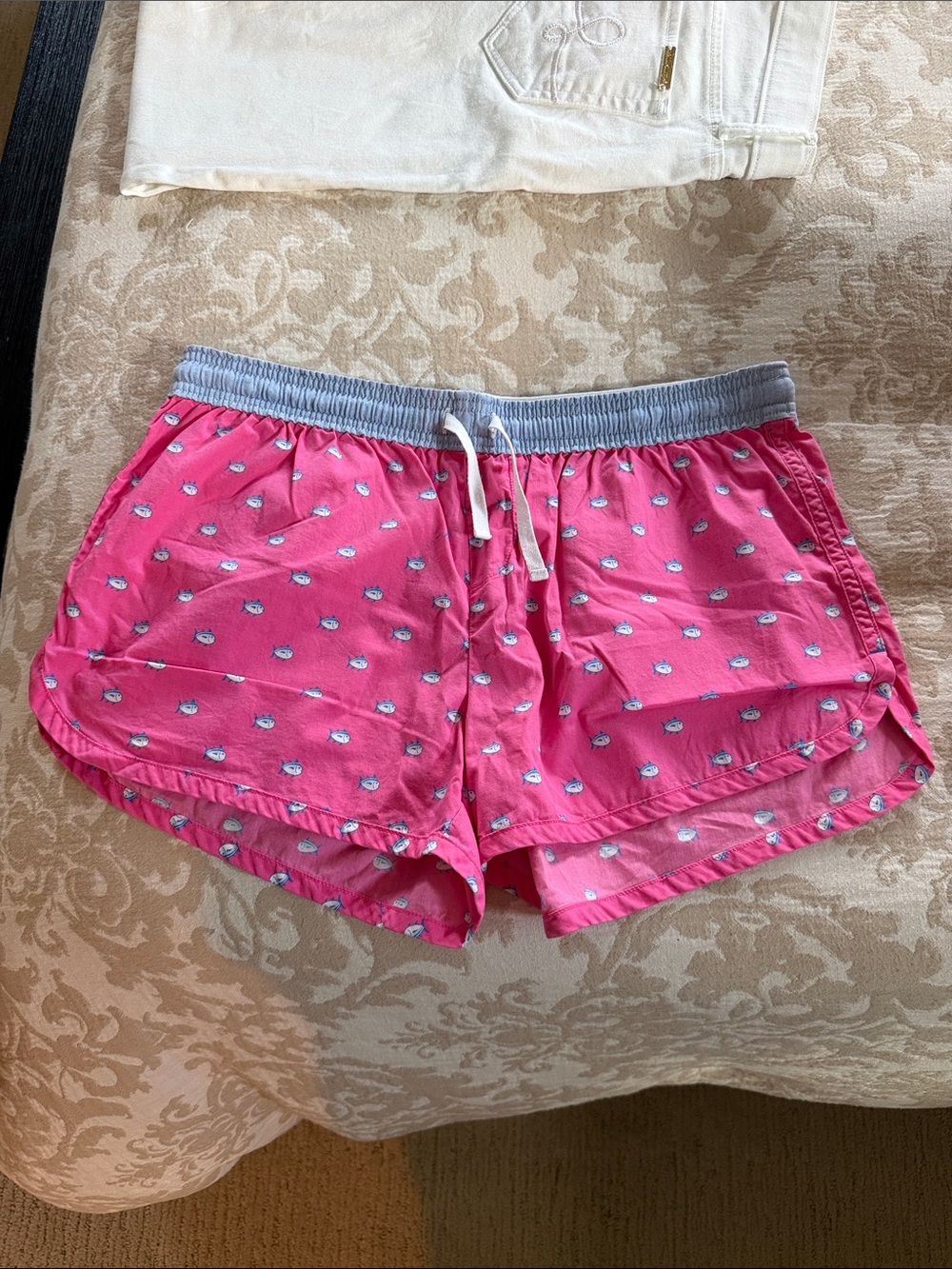 Women’s Pink Drawstring Sleep Shorts - Southern Tide